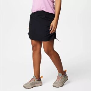 Columbia Women's Anytime Casual Skort Black  Large EUC